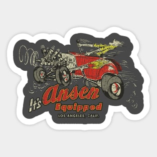 Ansen Equipped Hot Rod Sticker